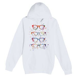 Funny Optometry Eyeglasses Optometrist Optician Doctor Gift Premium Pullover Hoodie