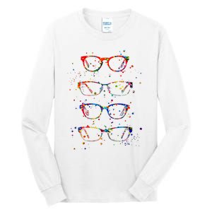 Funny Optometry Eyeglasses Optometrist Optician Doctor Gift Tall Long Sleeve T-Shirt