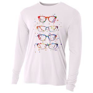 Funny Optometry Eyeglasses Optometrist Optician Doctor Gift Cooling Performance Long Sleeve Crew