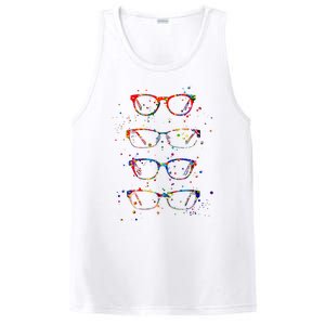 Funny Optometry Eyeglasses Optometrist Optician Doctor Gift PosiCharge Competitor Tank