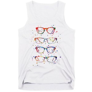 Funny Optometry Eyeglasses Optometrist Optician Doctor Gift Tank Top