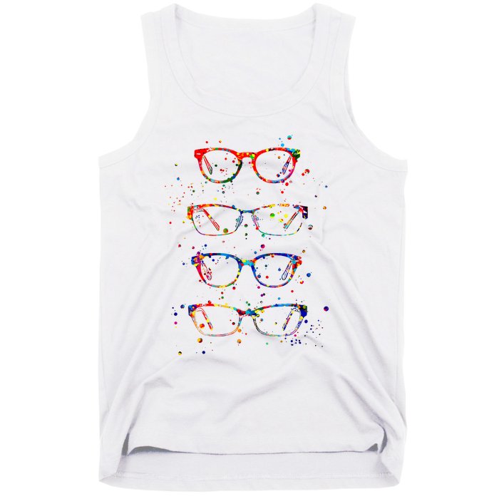 Funny Optometry Eyeglasses Optometrist Optician Doctor Gift Tank Top