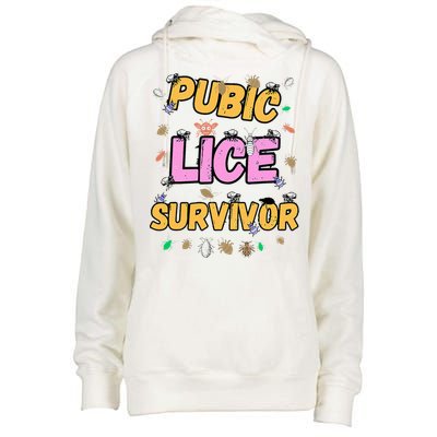 Funny Offensive Embarrassing Inappropriate Womens Funnel Neck Pullover Hood