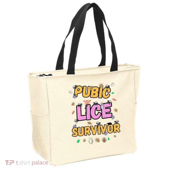 Funny Offensive Embarrassing Inappropriate Zip Tote Bag