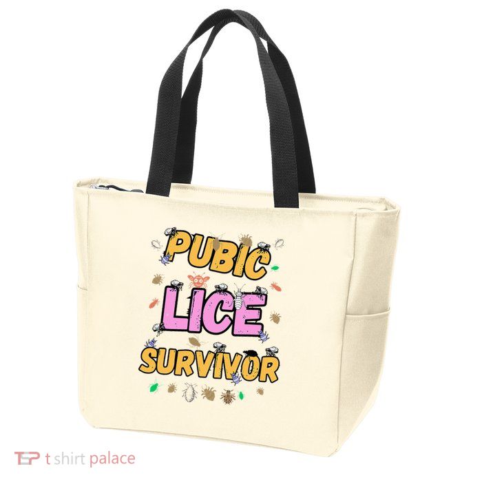 Funny Offensive Embarrassing Inappropriate Zip Tote Bag