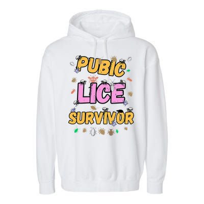 Funny Offensive Embarrassing Inappropriate Garment-Dyed Fleece Hoodie