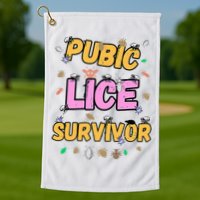 Funny Offensive Embarrassing Inappropriate Golf Towel
