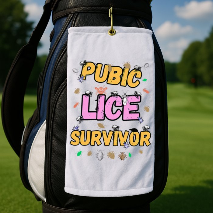 Funny Offensive Embarrassing Inappropriate Golf Towel