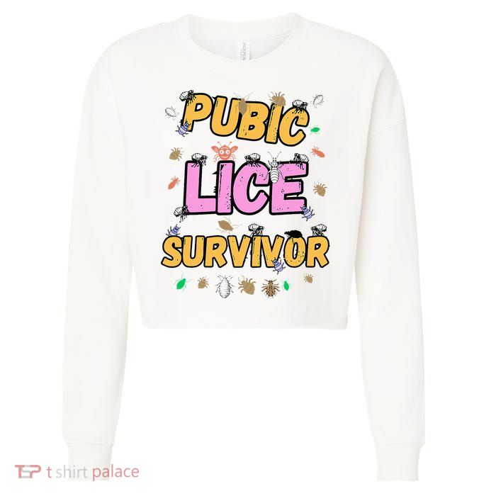 Funny Offensive Embarrassing Inappropriate Cropped Pullover Crew