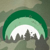 Forest Of Evergreen Tree Silhouette Distressed Trees Lover Legacy Tie Dye Trucker Hat