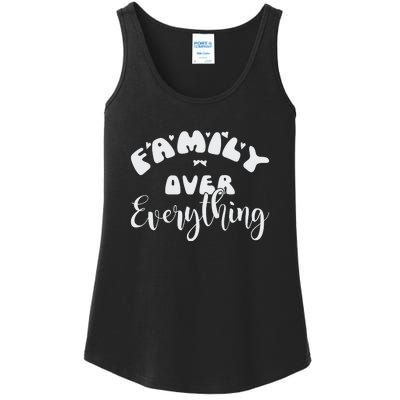 Family Over Everything Conservative Christian Anti Woke Ladies Essential Tank