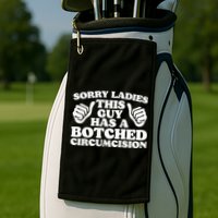 Funny Offensive Embarrassing Inappropriate Meme Golf Towel