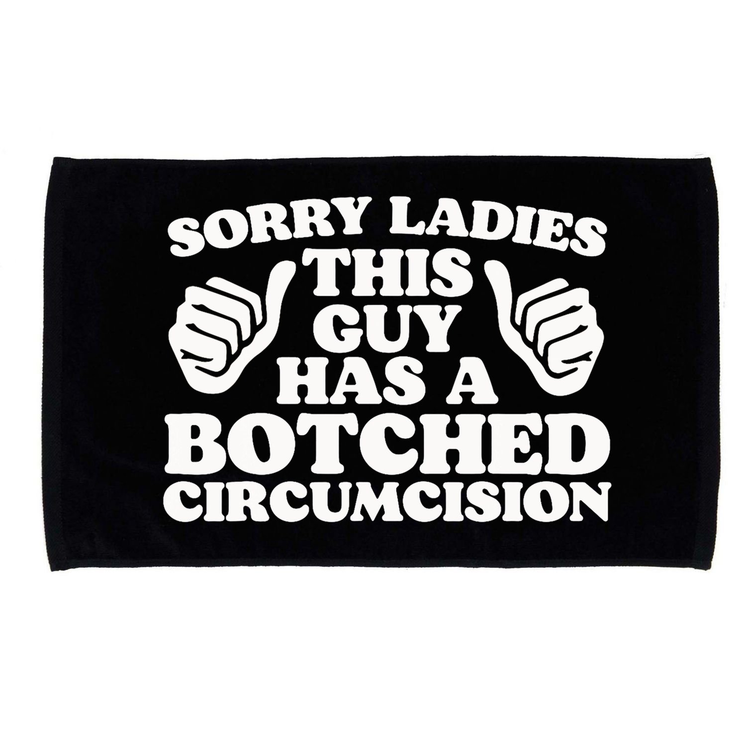 Funny Offensive Embarrassing Inappropriate Meme Microfiber Hand Towel