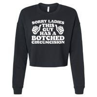 Funny Offensive Embarrassing Inappropriate Meme Cropped Pullover Crew