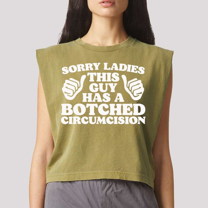 Funny Offensive Embarrassing Inappropriate Meme Garment-Dyed Women's Muscle Tee