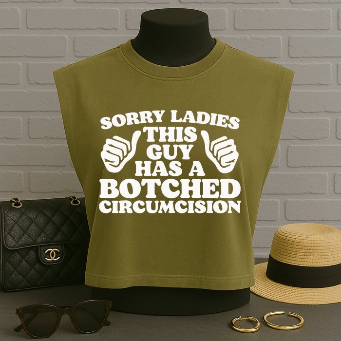 Funny Offensive Embarrassing Inappropriate Meme Garment-Dyed Women's Muscle Tee