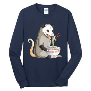 Funny Opossum Eating Ramen Tall Long Sleeve T-Shirt