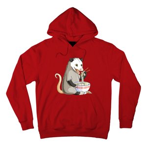 Funny Opossum Eating Ramen Hoodie