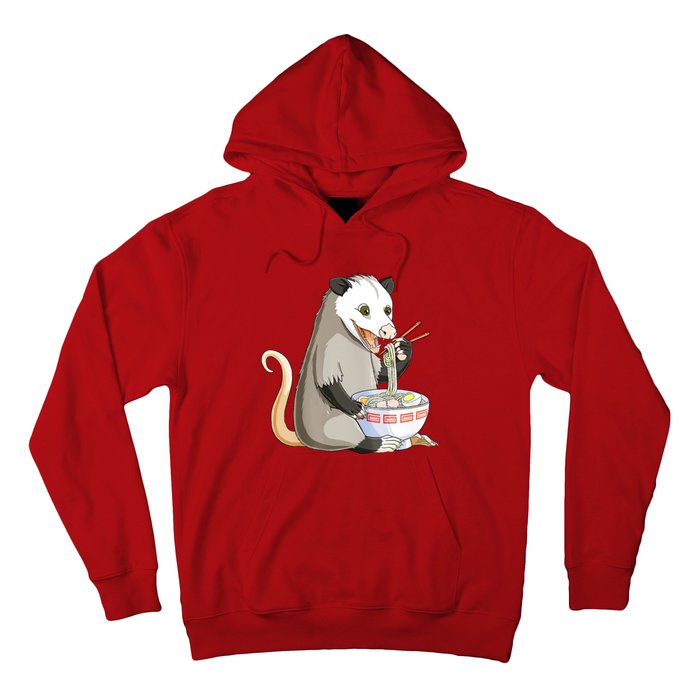 Funny Opossum Eating Ramen Hoodie