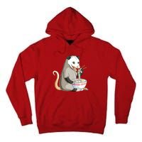 Funny Opossum Eating Ramen Tall Hoodie