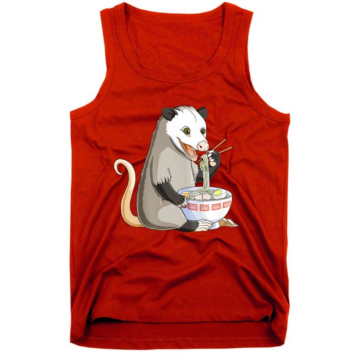 Funny Opossum Eating Ramen Tank Top