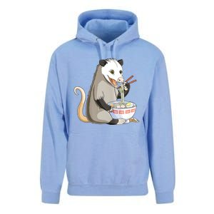 Funny Opossum Eating Ramen Unisex Surf Hoodie