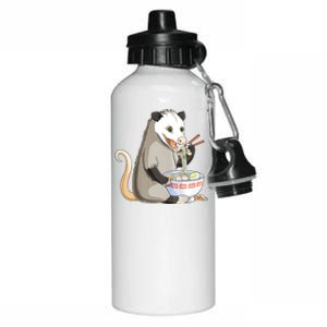 Funny Opossum Eating Ramen Aluminum Water Bottle