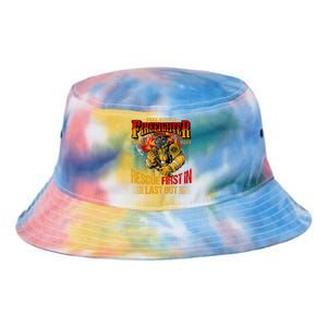 Firefighting Outfit For Fire Rescue Departt Fire Gift Tie Dye Newport Bucket Hat