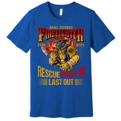 Firefighting Outfit For Fire Rescue Departt Fire Gift Premium T-Shirt