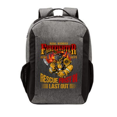 Firefighting Outfit For Fire Rescue Departt Fire Gift Vector Backpack