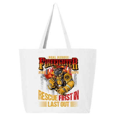 Firefighting Outfit For Fire Rescue Departt Fire Gift 25L Jumbo Tote