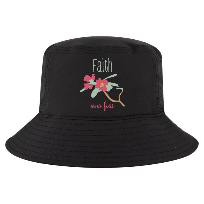 Faith Over Fear Christian Cool Comfort Performance Bucket Hat