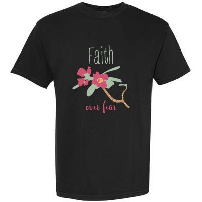 Faith Over Fear Christian Garment-Dyed Heavyweight T-Shirt