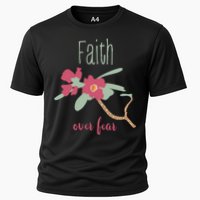 Faith Over Fear Christian Cooling Performance Crew T-Shirt