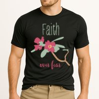 Faith Over Fear Christian Cooling Performance Crew T-Shirt