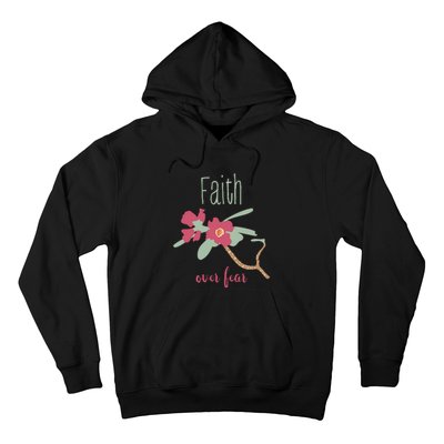 Faith Over Fear Christian Hoodie