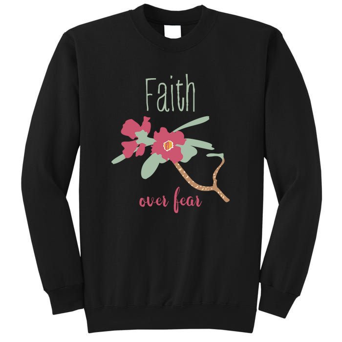 Faith Over Fear Christian Sweatshirt