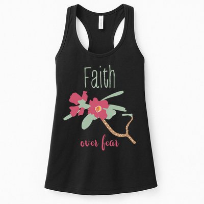 Faith Over Fear Christian Womens Tank Top