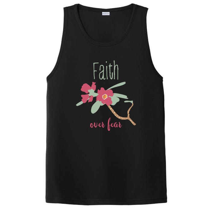 Faith Over Fear Christian PosiCharge Competitor Tank