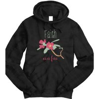 Faith Over Fear Christian Tie Dye Hoodie