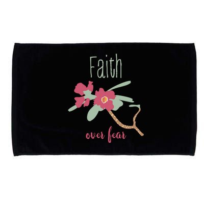 Faith Over Fear Christian Microfiber Hand Towel