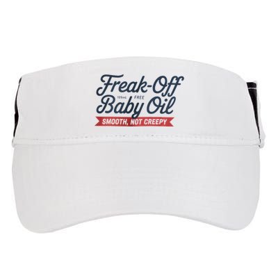 Freak Off Free Baby Oil Funny Halloween Adult Drive Performance Visor
