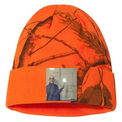 Find Out Fuck Around Kati Licensed 12" Camo Beanie