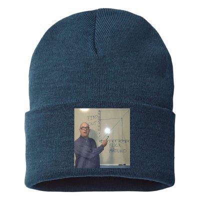 Find Out Fuck Around Sustainable Knit Beanie