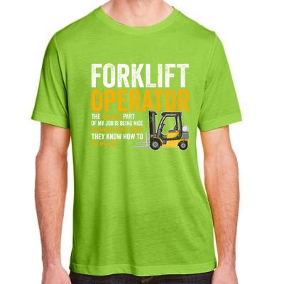 Forklift Operator Forklift Driver Funny Gift Adult ChromaSoft Performance T-Shirt