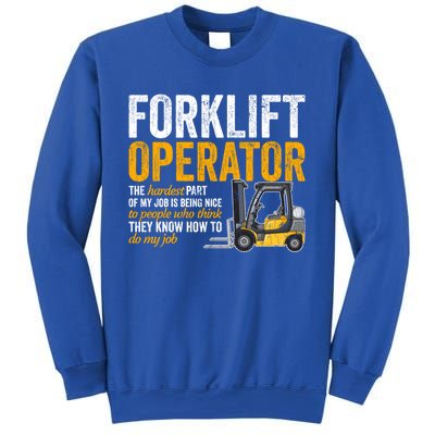 Forklift Operator Forklift Driver Funny Gift Sweatshirt