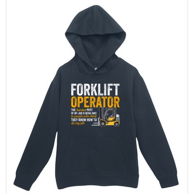 Forklift Operator Forklift Driver Funny Gift Urban Pullover Hoodie