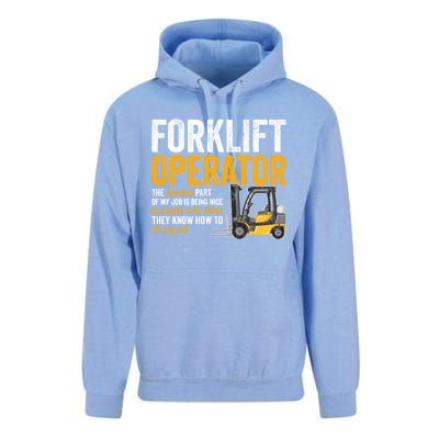 Forklift Operator Forklift Driver Funny Gift Unisex Surf Hoodie