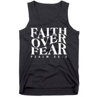 Faith Over Fear Psalm 56 3 Tank Top