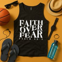 Faith Over Fear Psalm 56 3 Tank Top